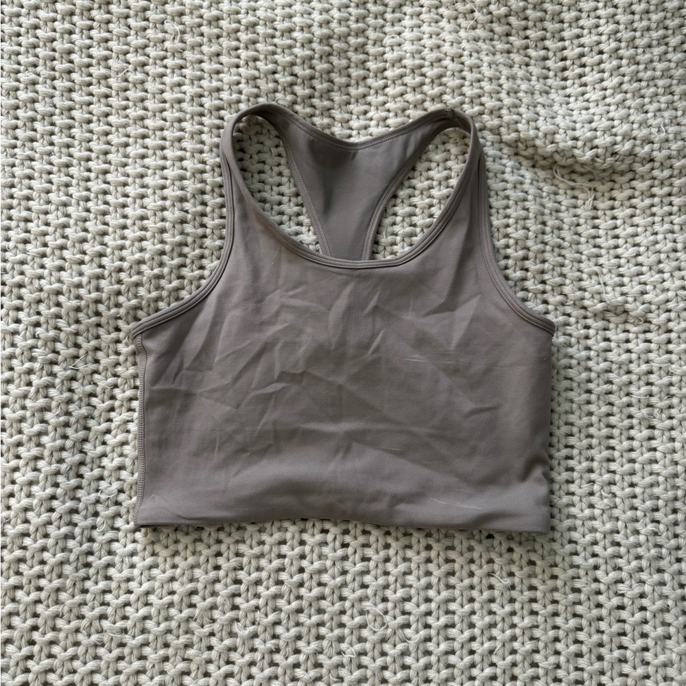 Tan matching workout set size S